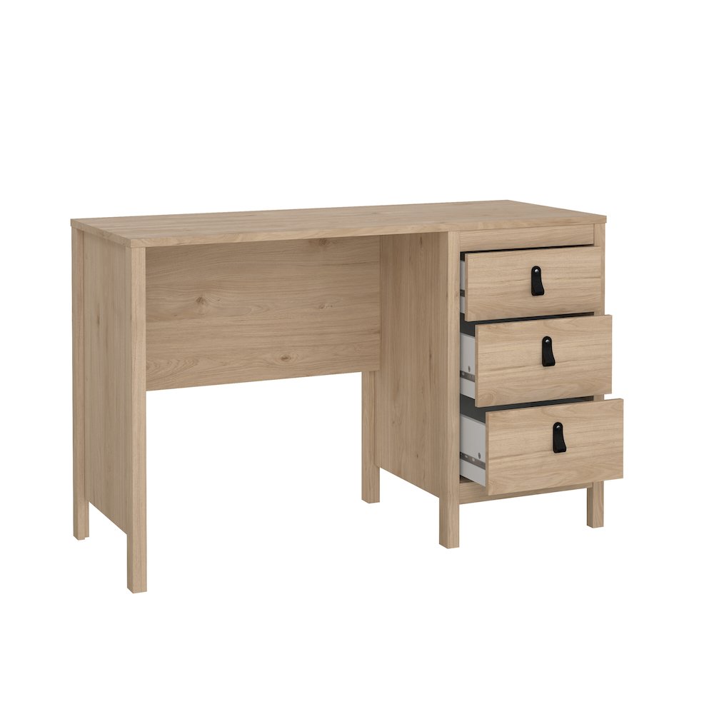 Home Office Writing Desk with 3 Storage Drawers