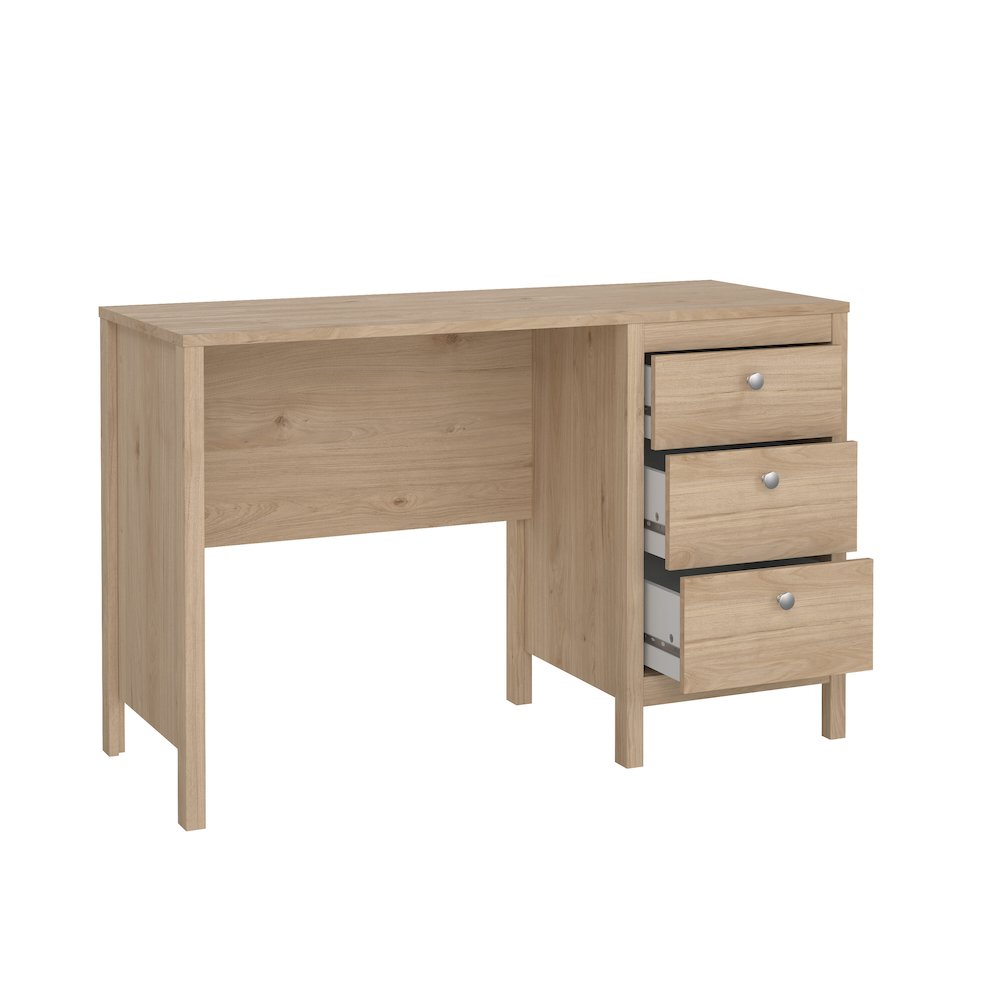 Home Office Writing Desk with 3 Storage Drawers