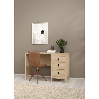 Home Office Writing Desk with 3 Storage Drawers