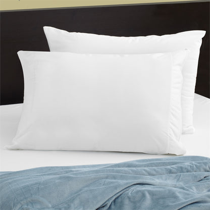 StainGuard Cotton Terry Pillow Protector Queen, White