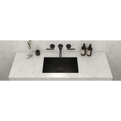 Ruvati 18 x 12 inch Brushed Stainless Steel Rectangular Bathroom Sink Undermount