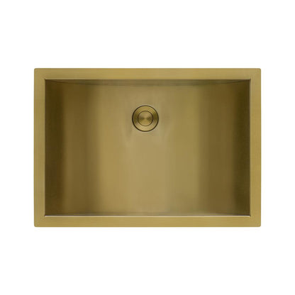 Ruvati 18 x 12 inch Brushed Stainless Steel Rectangular Bathroom Sink Undermount
