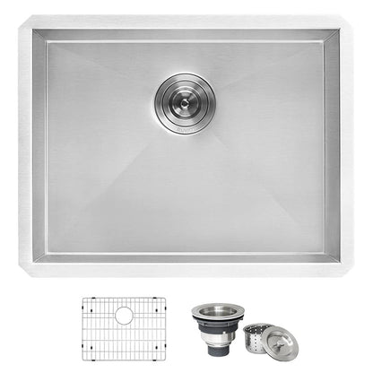 Ruvati 23" x 18" x 12" Deep Laundry Utility Sink Undermount 16 Gauge
