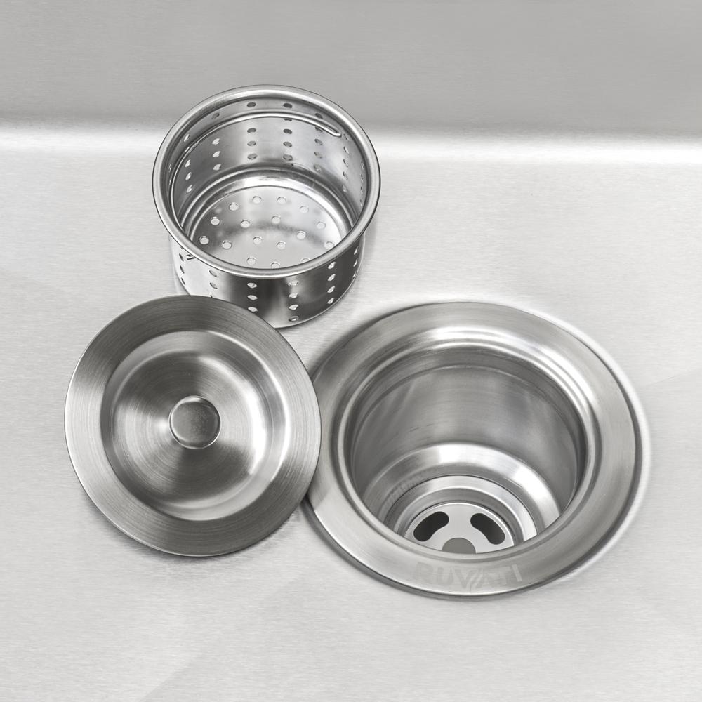 Ruvati 23" x 18" x 12" Deep Laundry Utility Sink Undermount 16 Gauge