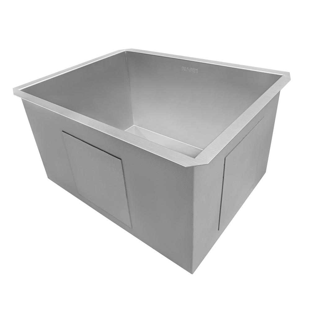 Ruvati 23" x 18" x 12" Deep Laundry Utility Sink Undermount 16 Gauge