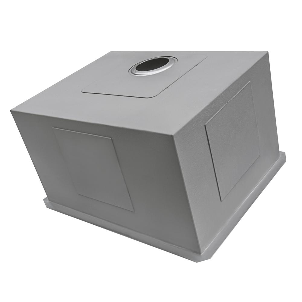 Ruvati 23" x 18" x 12" Deep Laundry Utility Sink Undermount 16 Gauge