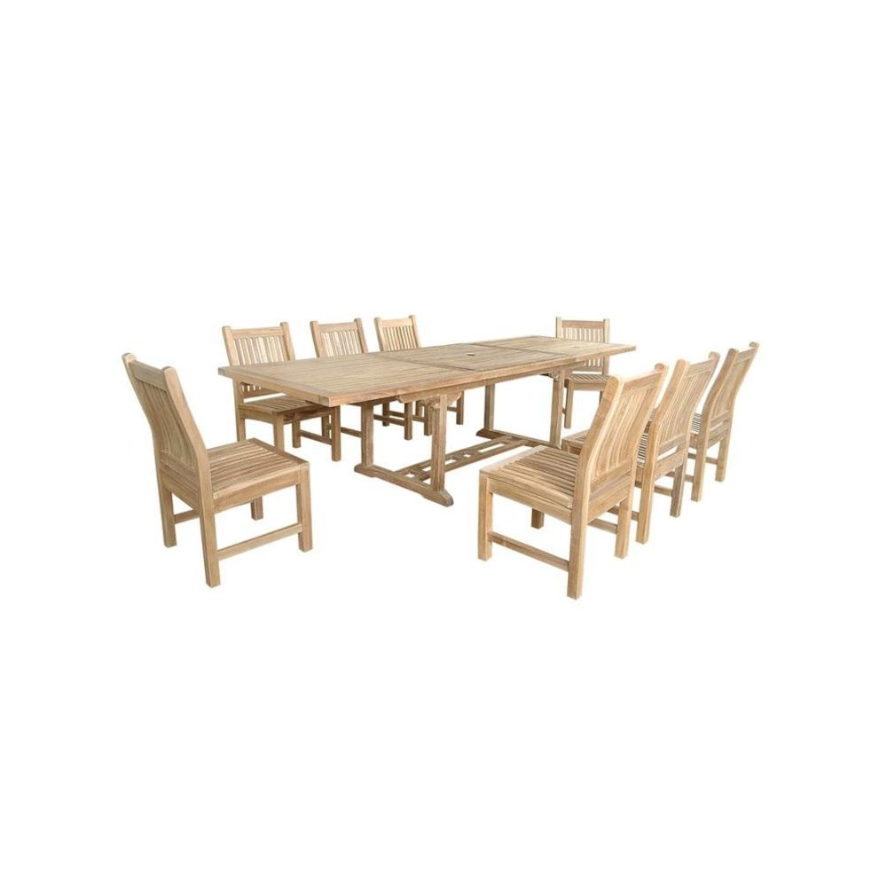 Bahama Rectangular Ext. Dining 9 Piece Set