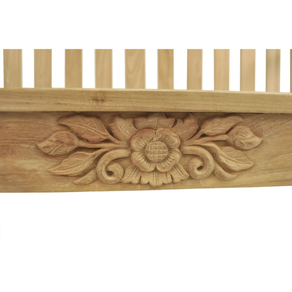 50" Round Rose Bench