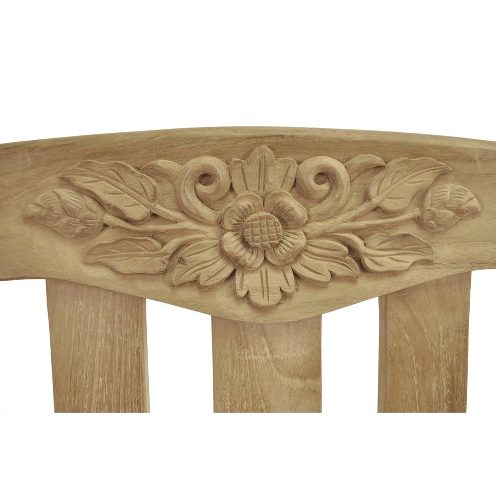 50" Round Rose Bench
