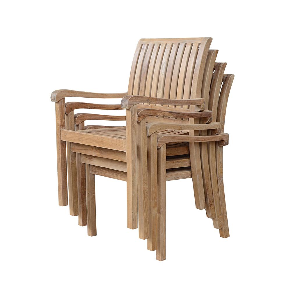 Aspen Stackable Armchair,Set of 4