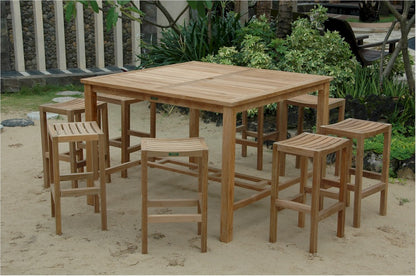 New Montego Chairs and Bar Table 9 Piece Set
