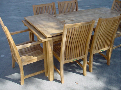 Bahama 95" Rectangular Table w/ Double Leaf Extensions