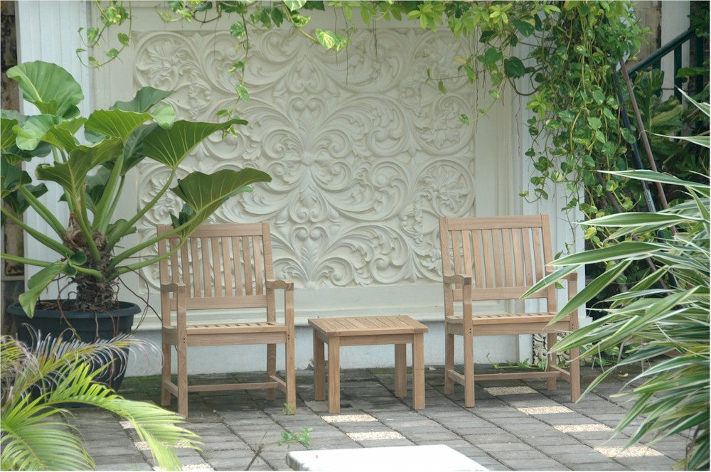 Bahama Chairs and Side Table 3 Piece Set