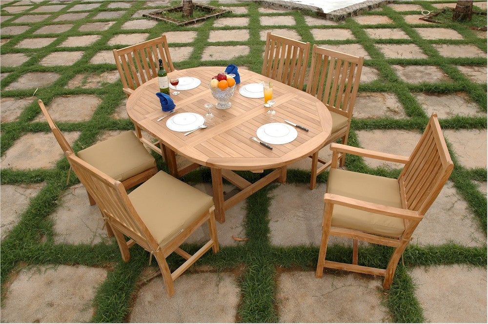 Oval Extension Dining 7 Piece Set
