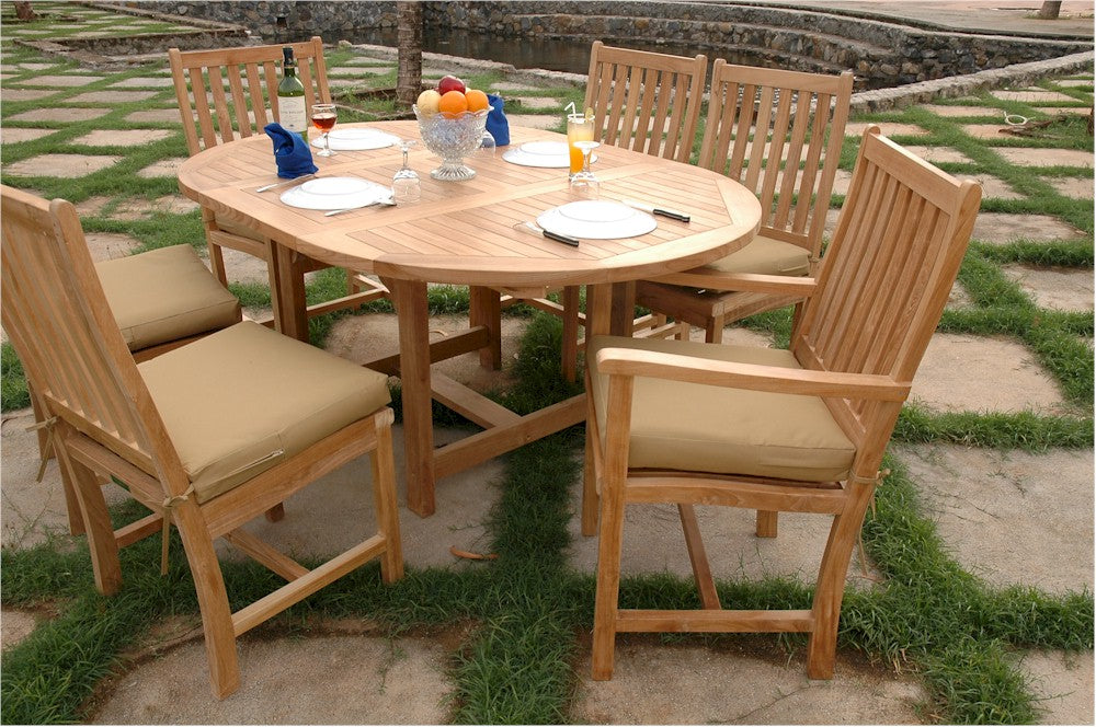 Oval Extension Dining 7 Piece Set
