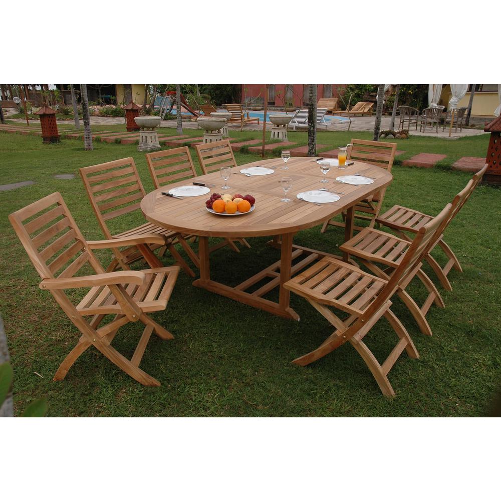Oval Extension Dining 7 Piece Set