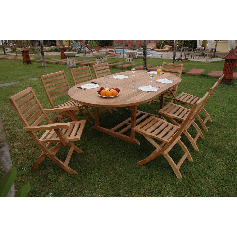 Oval Extension Dining 7 Piece Set