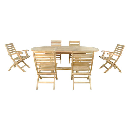 Oval Extension Dining 7 Piece Set