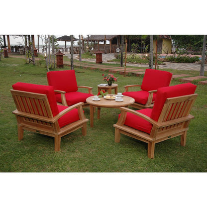 Brianna Round Deep Seating 6 Piece Set