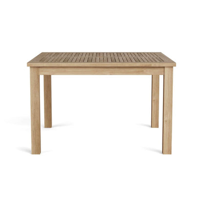 Windsor 47" Square Table Small Slats