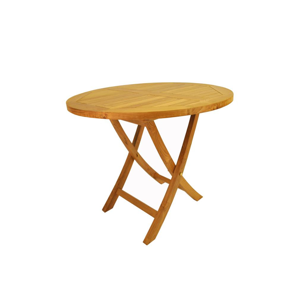 Bahama 35" Round Bistro Folding Table