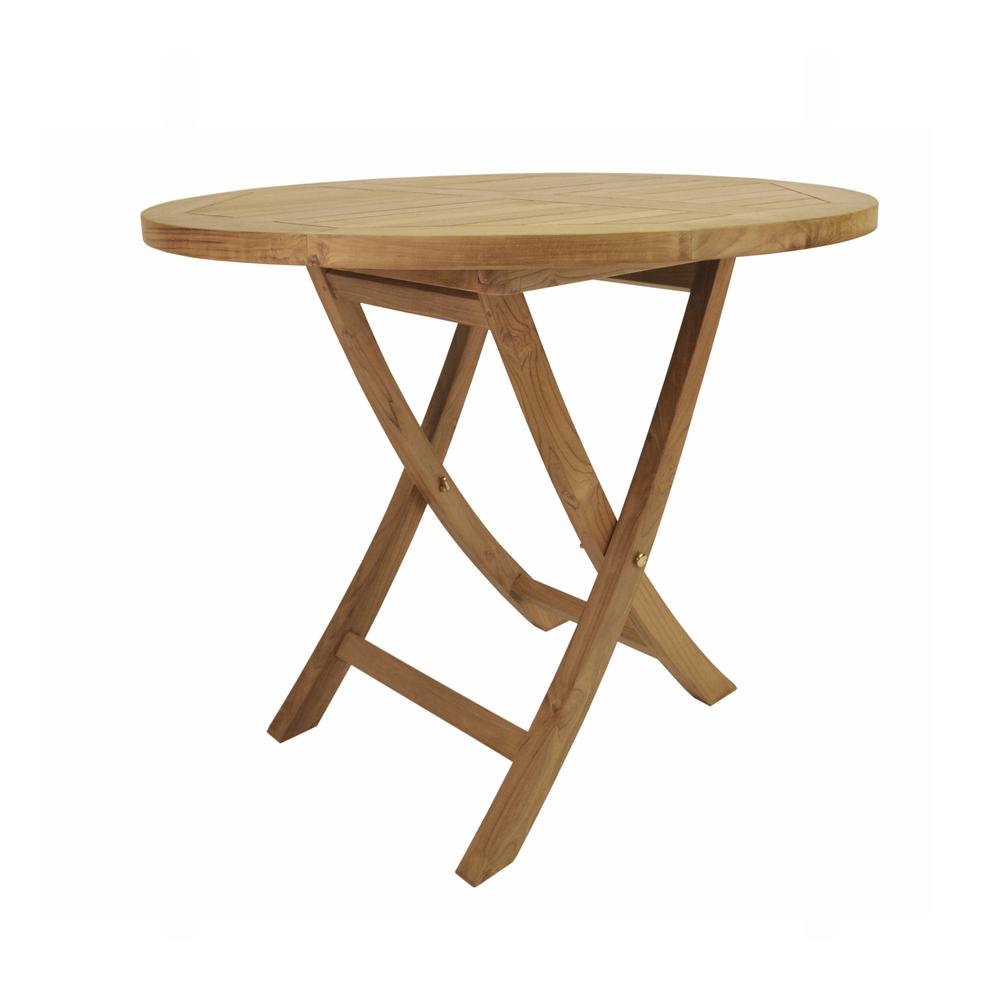 Bahama 35" Round Bistro Folding Table