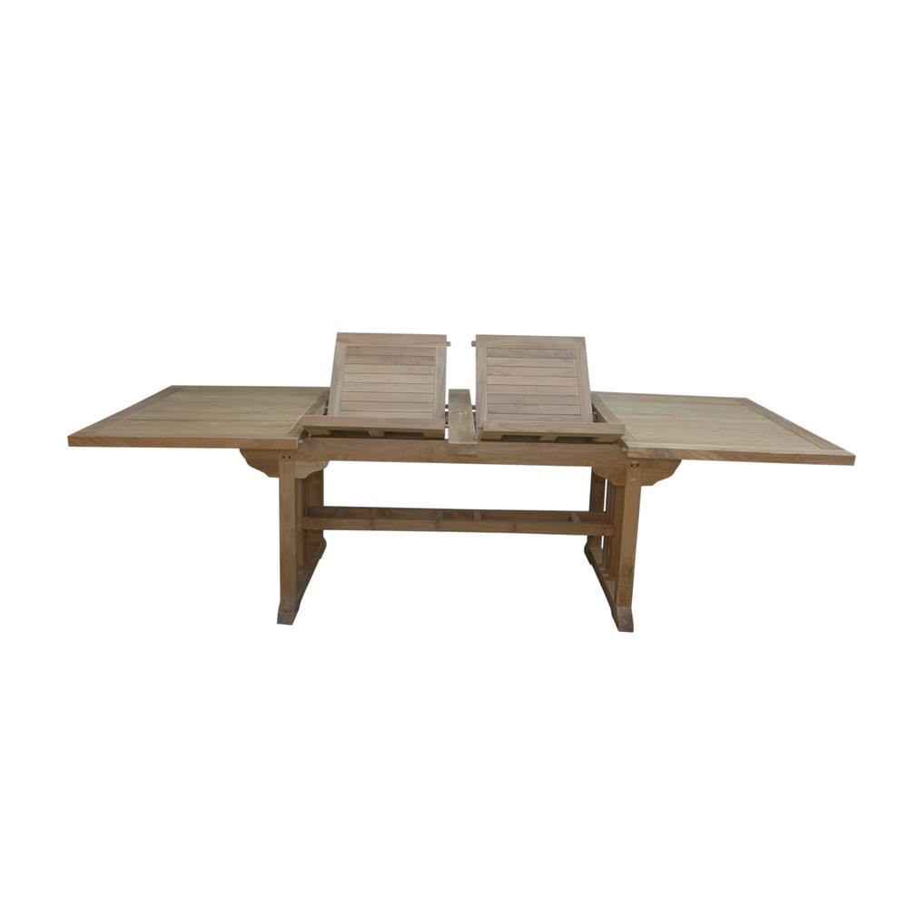 Sahara 106" Rectangular Double Ext. Table