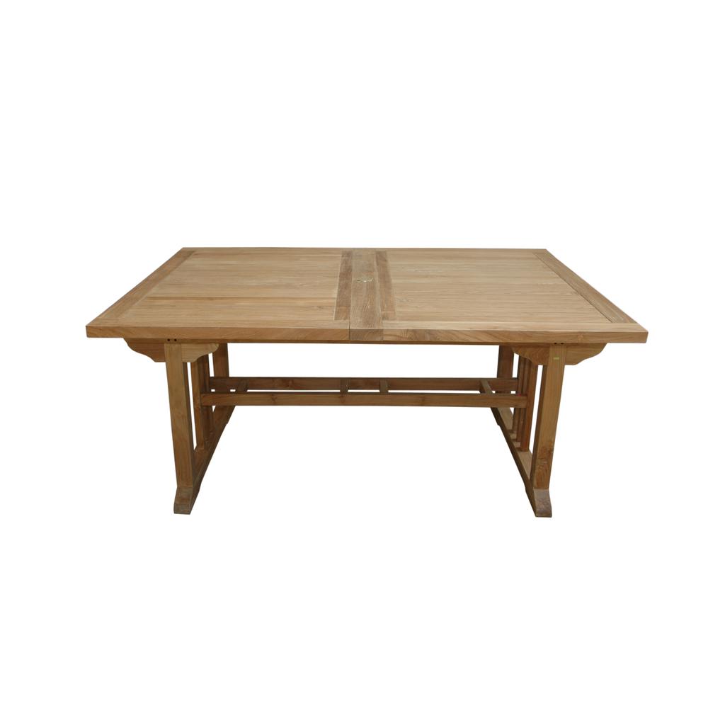 Sahara 106" Rectangular Double Ext. Table