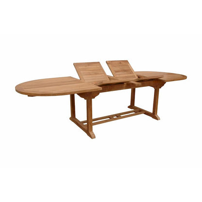 Bahama 117" Oval Extension Table w/ Double Extensions