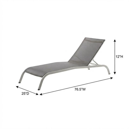 Outdoor Patio Chaise Lounge Set Of 4 With Comfortable Design