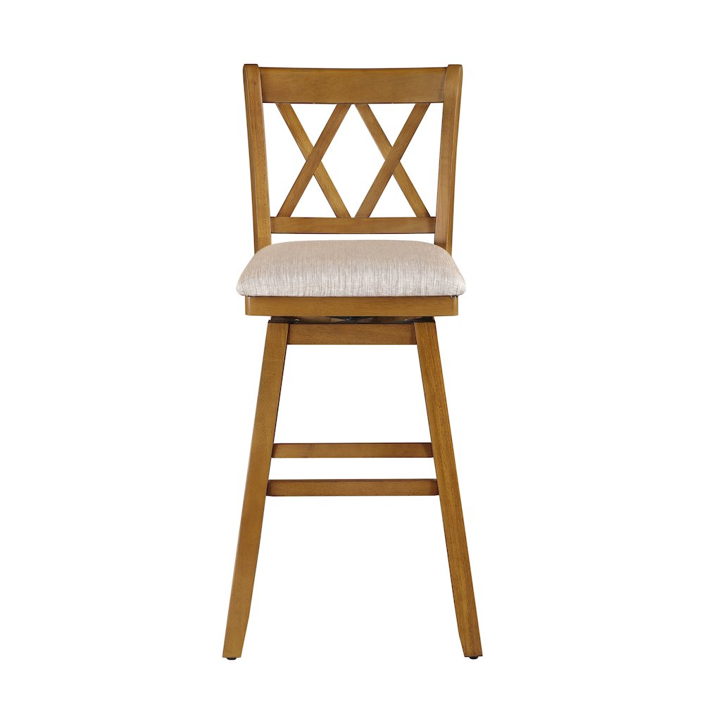 29in Brookline Swivel Barstool Oak