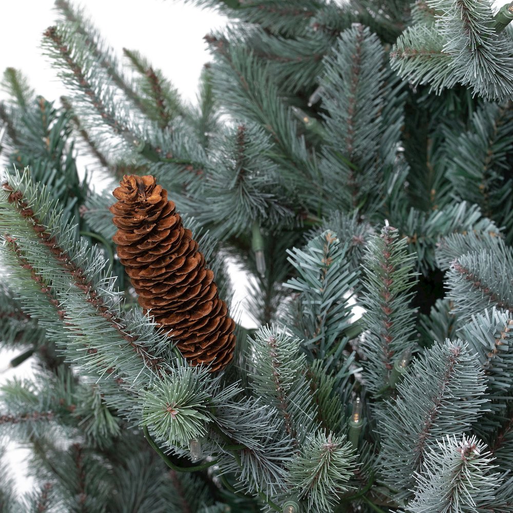 Blue Spruce Slim Christmas Tree, 7.5'