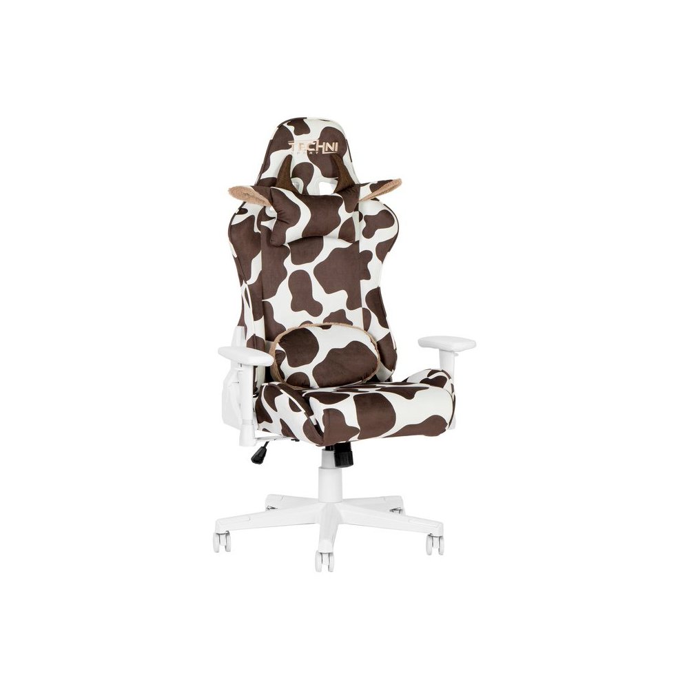 TS85 Brown COW Series Gaming Chair