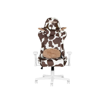 TS85 Brown COW Series Gaming Chair