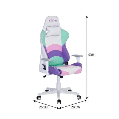 Kawaii Office and Gaming Chair with Ergonomic Design and Breathable Mesh