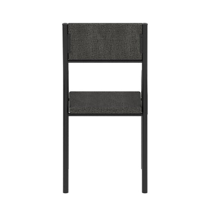 Techni Mobili Office Visiting Chair with metal frame, Black