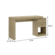 Pine Home Office Desk With Sturdy Construction And Ample Workspace