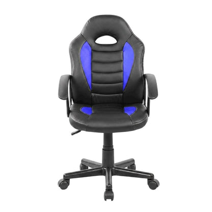Kids' Racing Chair with Wheels, Ergonomic Design for Gaming and Study