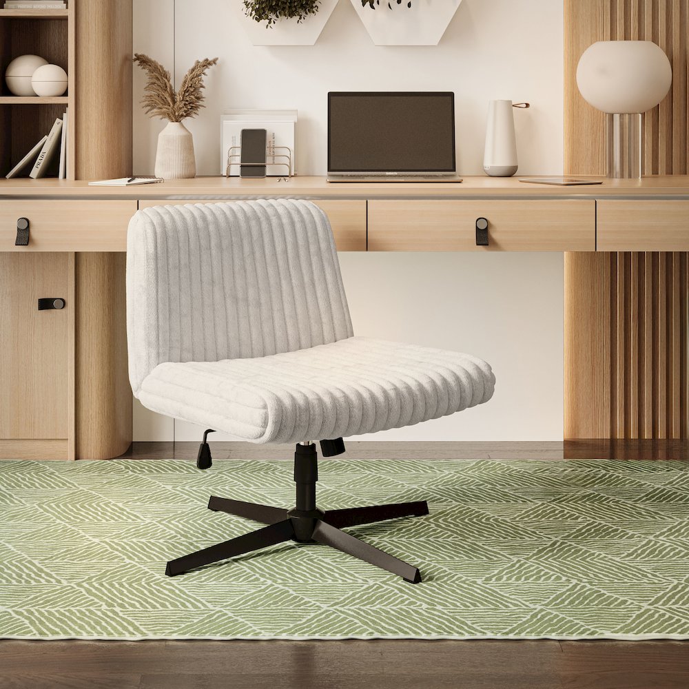 Techni Mobili Criss Cross Chair - Extra Wide Home or Office Chair