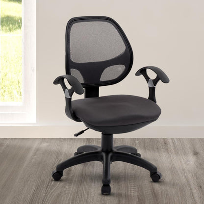 Midback Mesh Task Office Chair. Color: Black