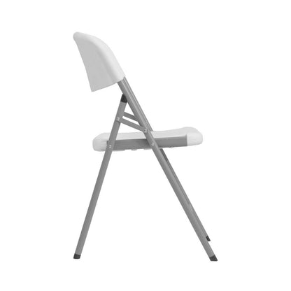 Techni Home Premium Comfort Granite White Folding Chairs – Set of 4