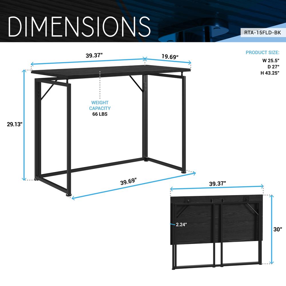 Techni Mobili Space Saving Folding Desk