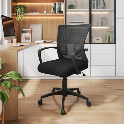 Ergonomic Mesh Office Chair, Breathable Black Task Chair