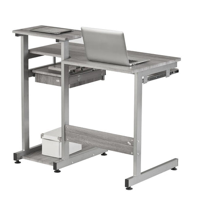 Complete Computer Workstation Desk, Gray