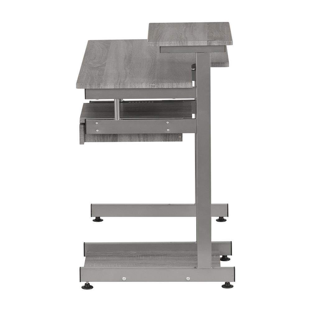 Complete Computer Workstation Desk, Gray