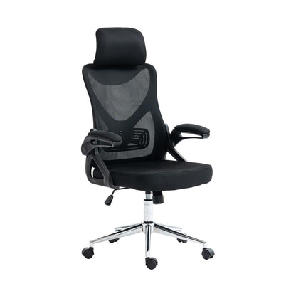 Office Chair with Lumbar Support & Adjustable Headrest