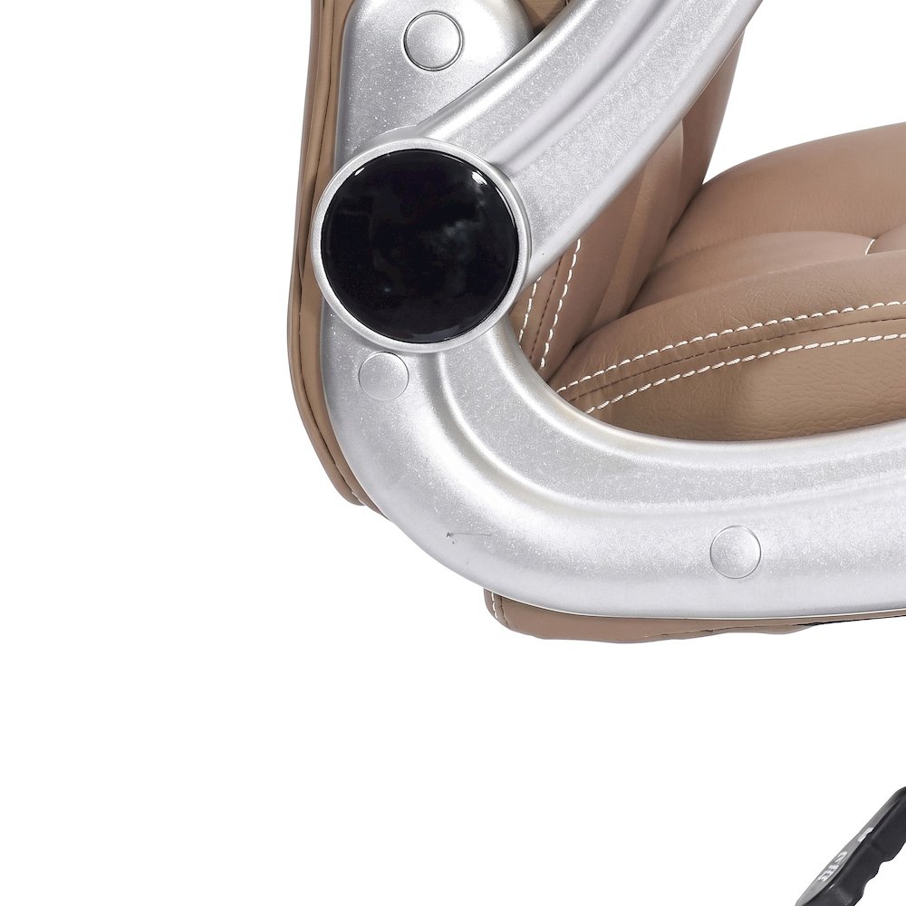 Bison Office Mid-Back Office Chair with Techniflex Upholstered Seat