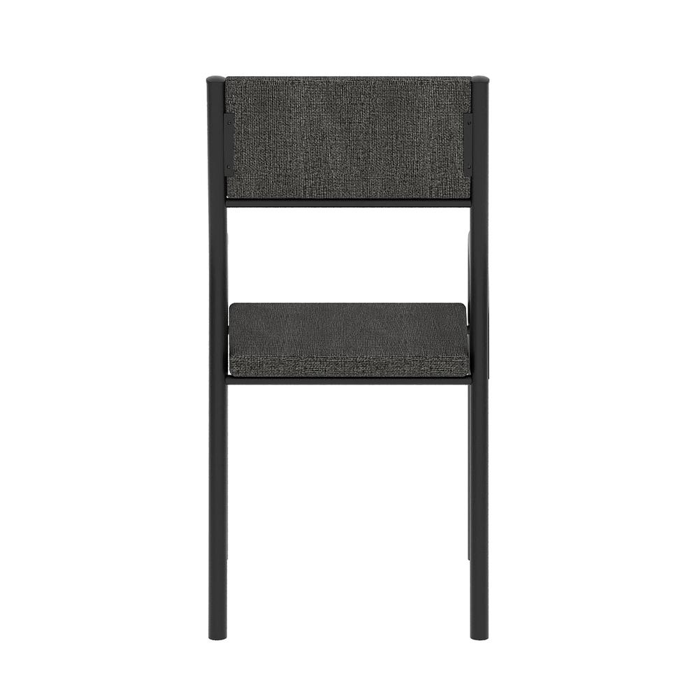 Techni Mobili Office Visiting Chair with metal frame, Black