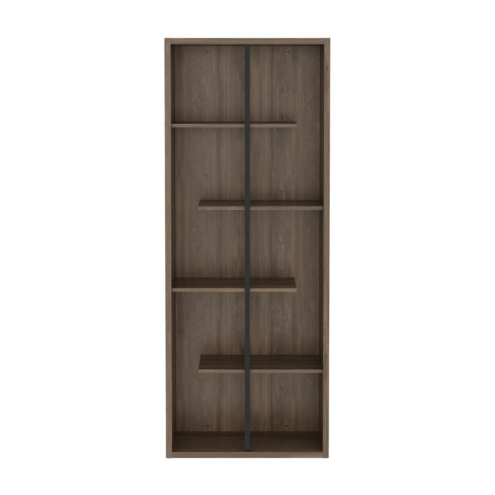 Techni Mobili Standard 5-Tier wooden bookcase, Walnut