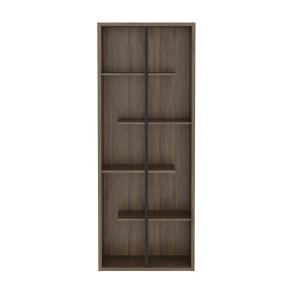 Techni Mobili Standard 5-Tier wooden bookcase, Walnut